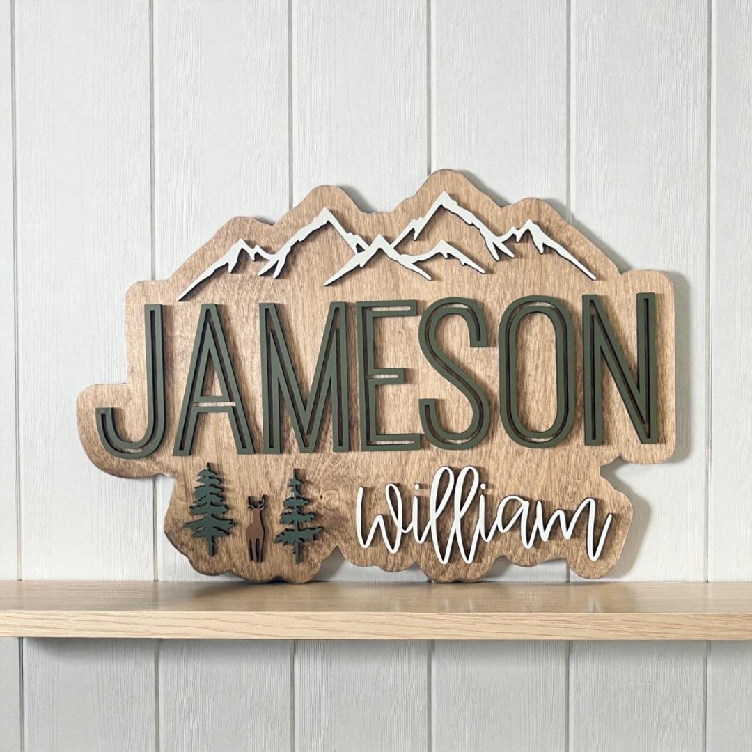 Custom Personalized 3D Nursery or Name Sign Prices start at $74.95
