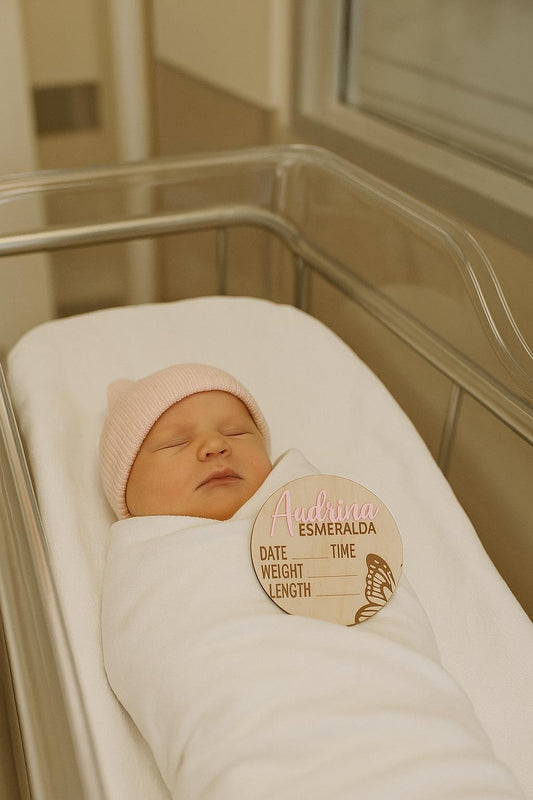 Personalized 3D Butterfly Birth Statistics and Matching Butterfly Monthly Milestones