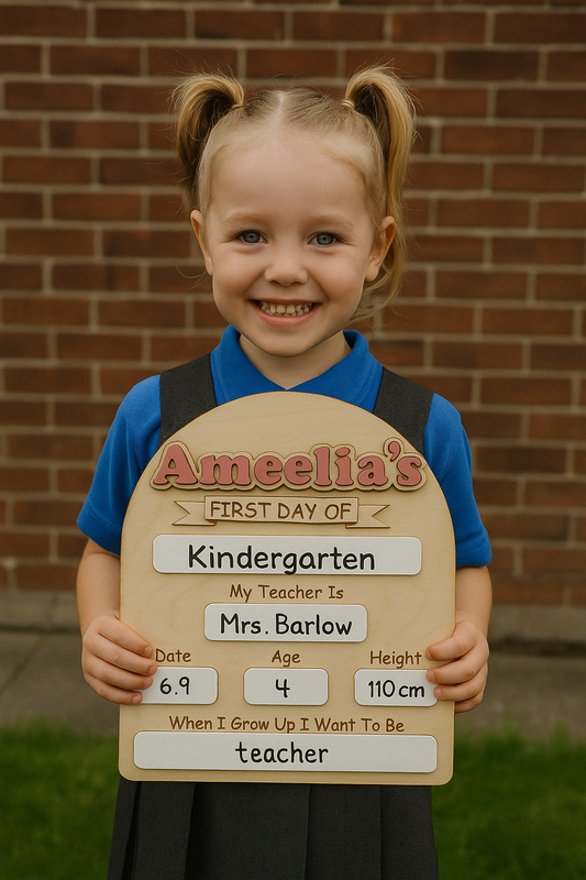 Personalized First Day and Last Day of School Sign