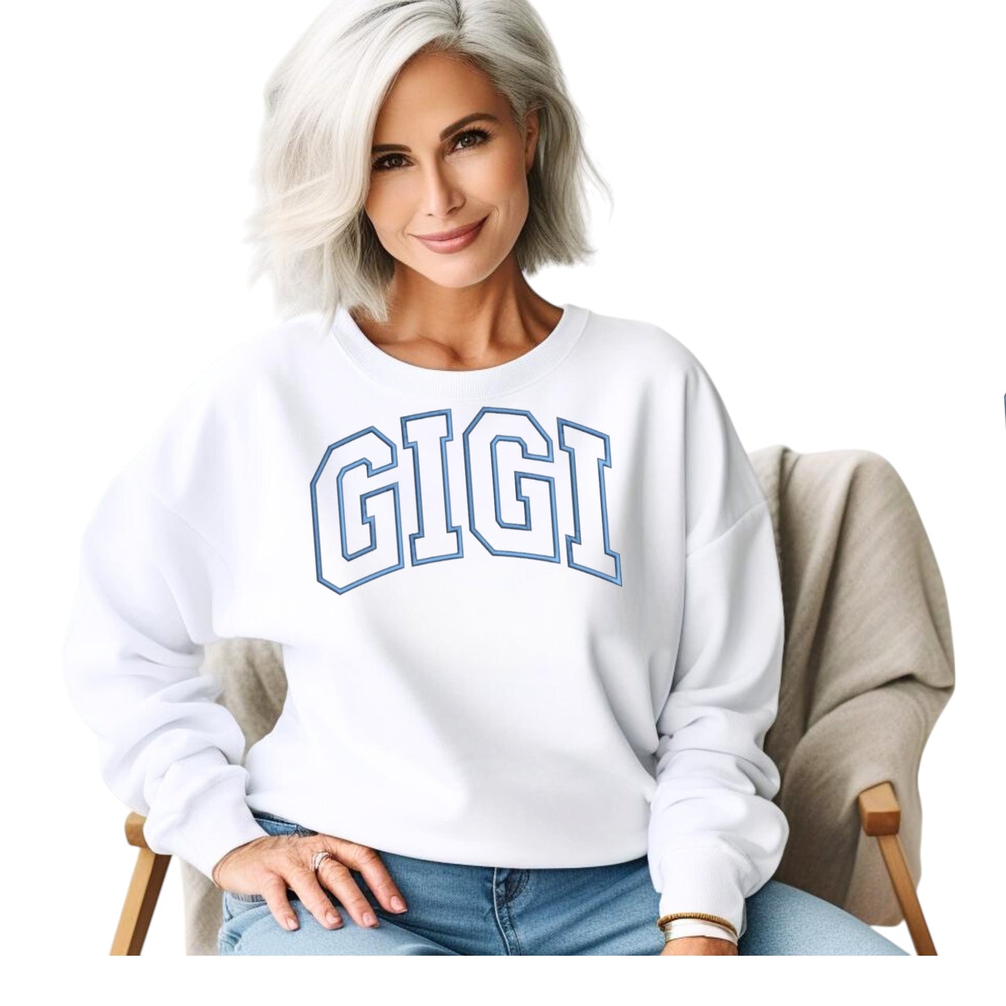 Gigi Sweatshirt With Names On Sleeve