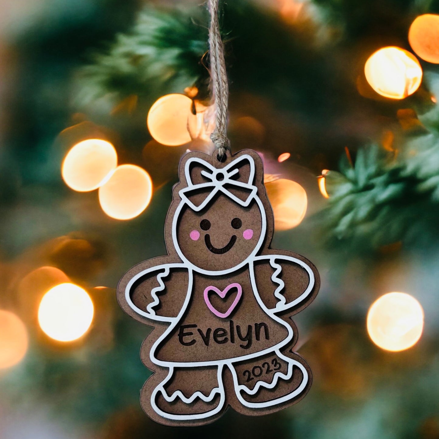 Girl Gingerbread Ornament