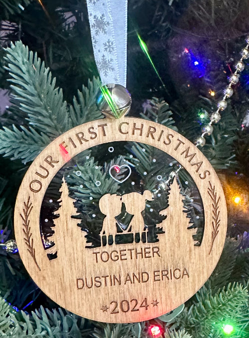 First Christmas together Ornament