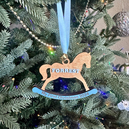 Baby's First Christmas Rocking Chair Ornament