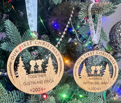 First Christmas together Ornament