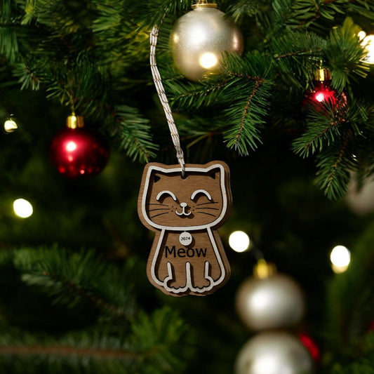 Cat Gingerbread Ornament