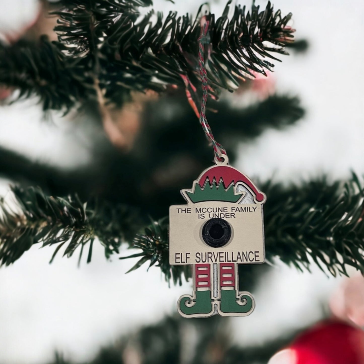 Elf Surveillance Ornament