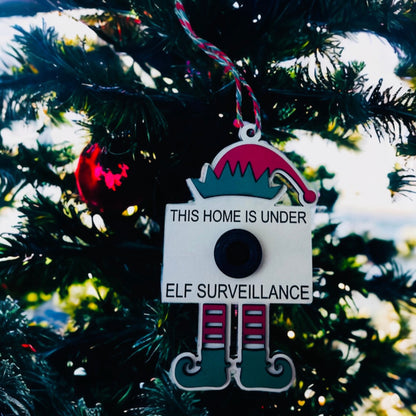 Elf Surveillance Ornament