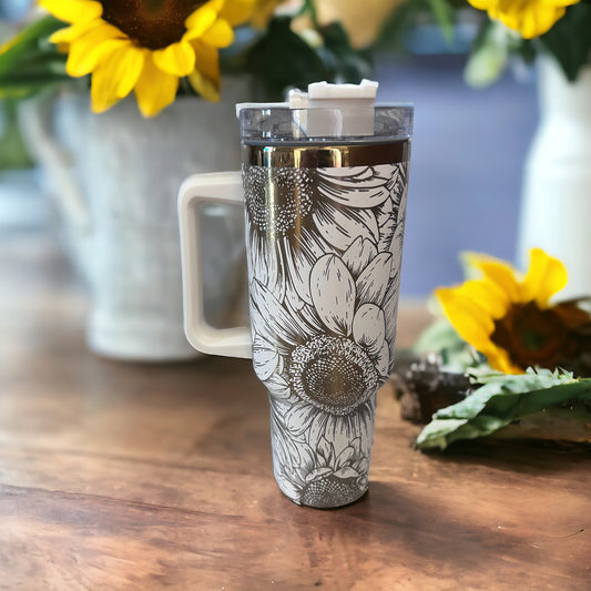 Sunflower 40 oz Tumbler