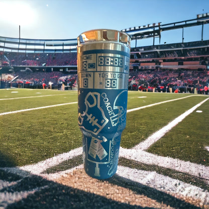 Football 40 oz Tumbler