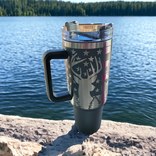 Hunting & Fishing 40 oz Tumbler