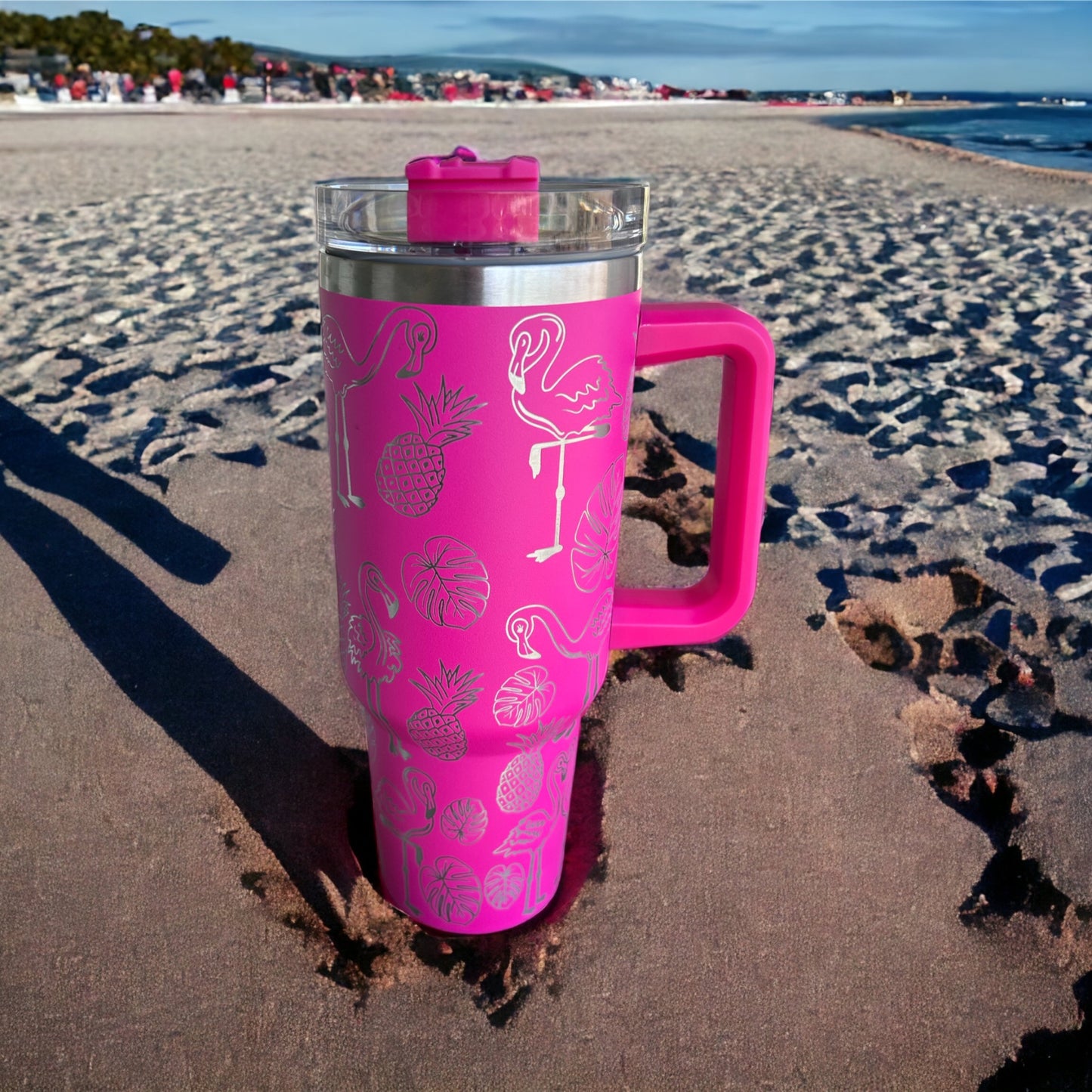 Flamingo 40 oz Tumbler