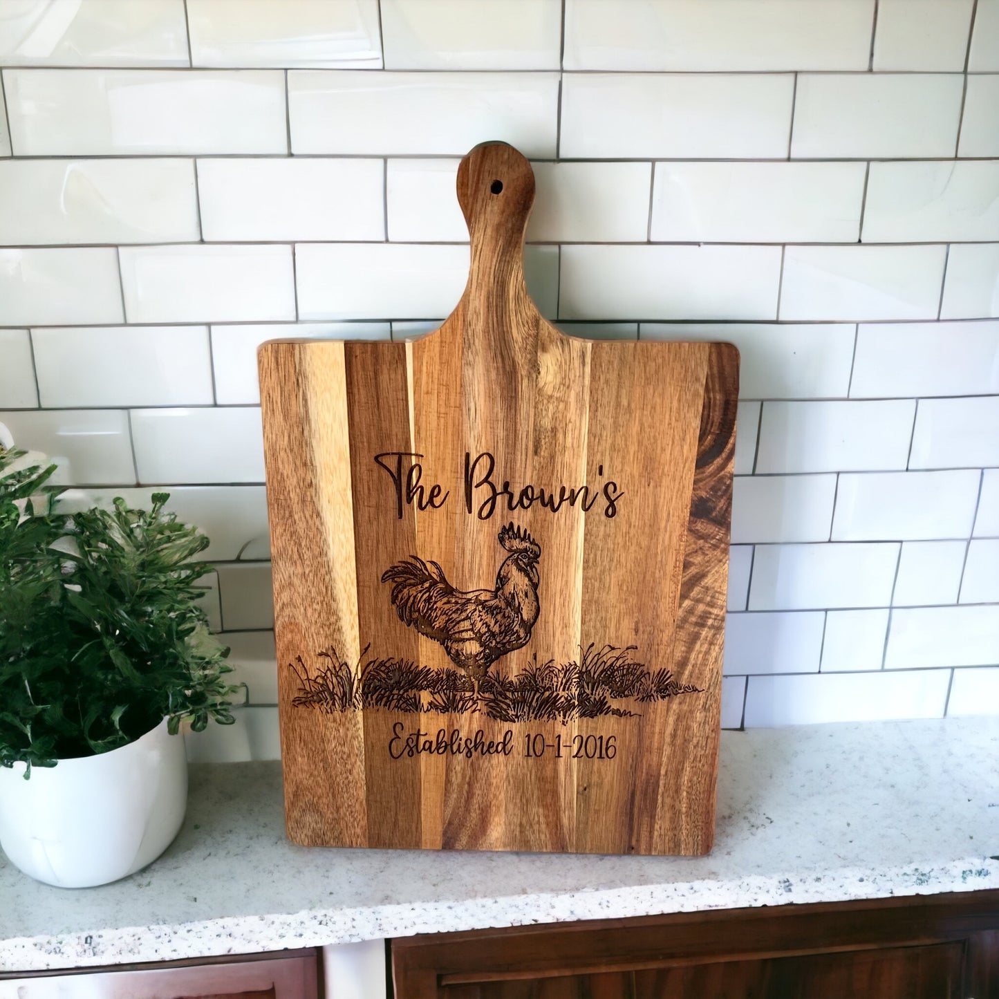 Rooster Cutting Board