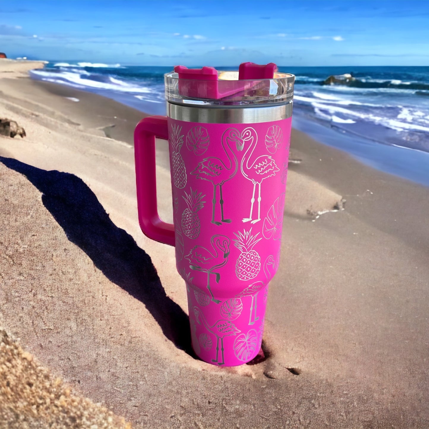 Flamingo 40 oz Tumbler