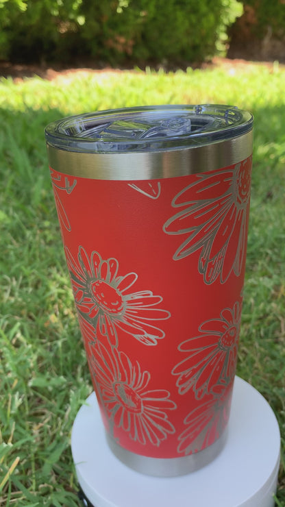 Daisy Wrap 20 oz Tumbler